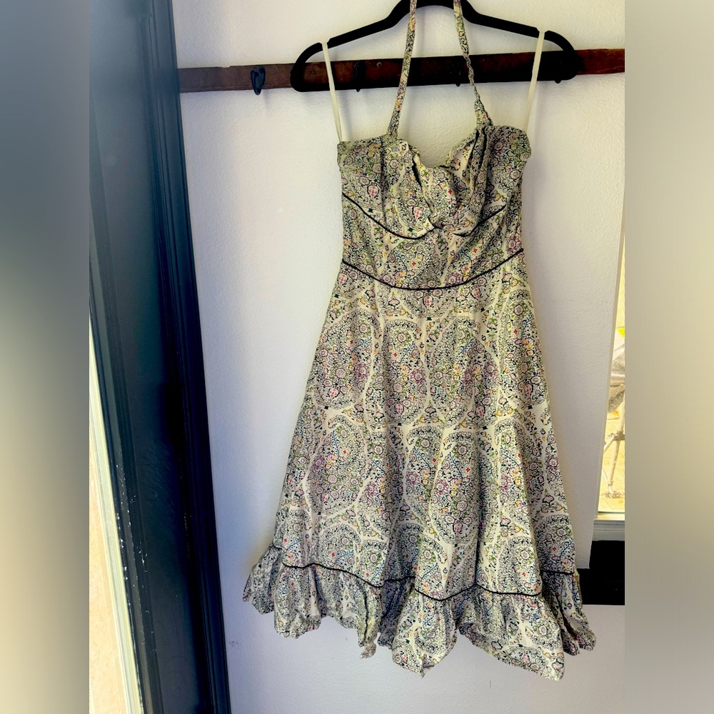 Anthropologie Girls of Savoy floral midi dress